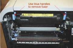 HP cp 551 3525 570 575 Fuser Firin İkinciel Temiz