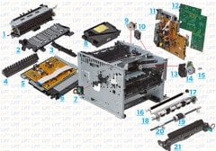 HP 3005 ANAKART USB FORMATTER KART
