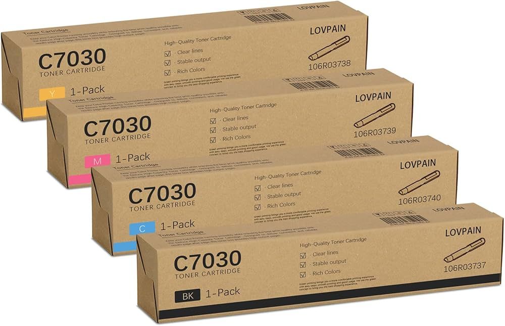 Xerox 106R03745 Siyah Toner Versalink C7020 / C7025 / C7030 kartuş