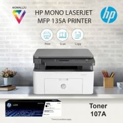 HP 135A Laser Yazıcı Fotokopi Tarayıcı 4ZB82A